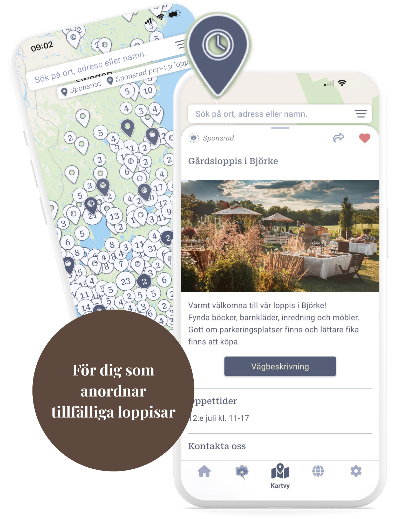 Pop up-loppis, per tillfälle (inkl moms)
